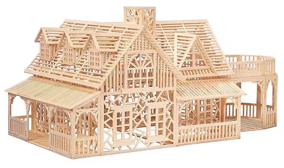 Thumbnail 2 100pcs balsa stick 3mm x 3mm x 500mm