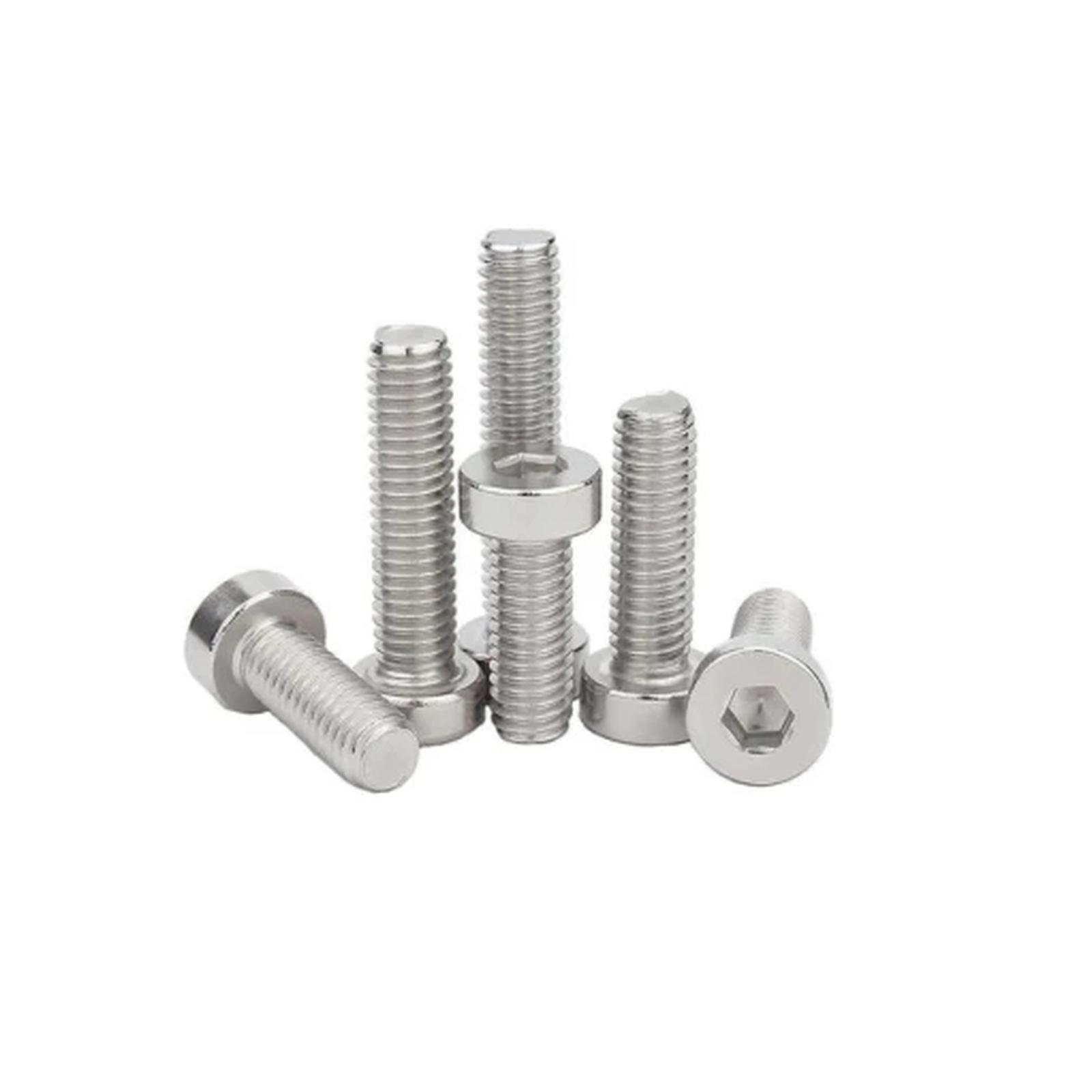 (1pcs) SS304 Baut Thin M6x10
