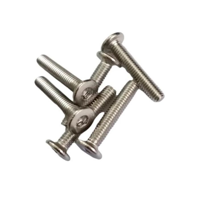 (1pcs) SS304 Baut Ultra Thin M5x40