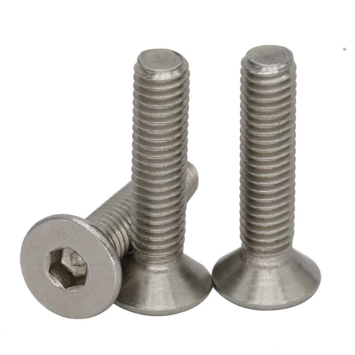 (1pcs) SS304 Baut Verseng L M4x6