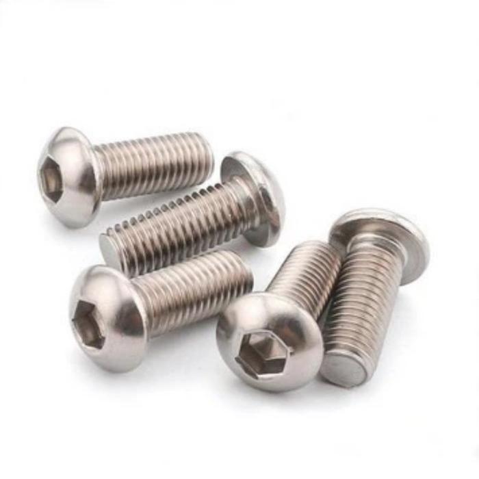 (1pcs) SS304 Baut Button L M2x5
