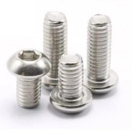 (1pcs) SS304 Baut Button L M3x4