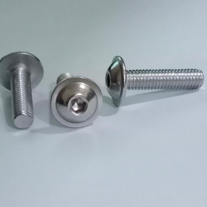 (1pcs) SS304 Baut Button Washer M4 x25