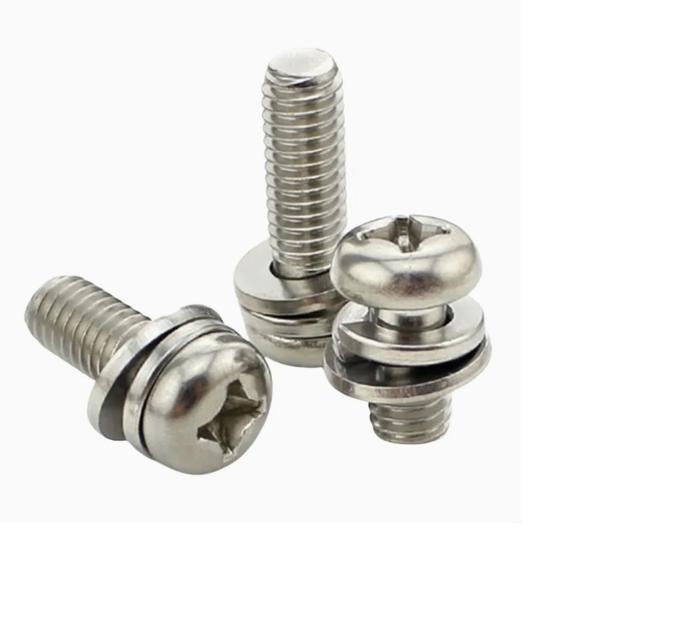 (1pcs) SS304 Baut JP Kombinasi M6x50