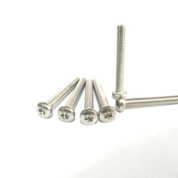 (1pcs) SS304 Baut Button Torq W/O M4x35
