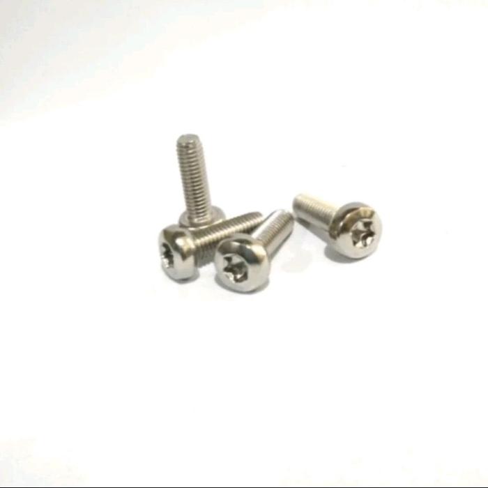 (1pcs) SS304 Baut Button Torq W/O M3x12