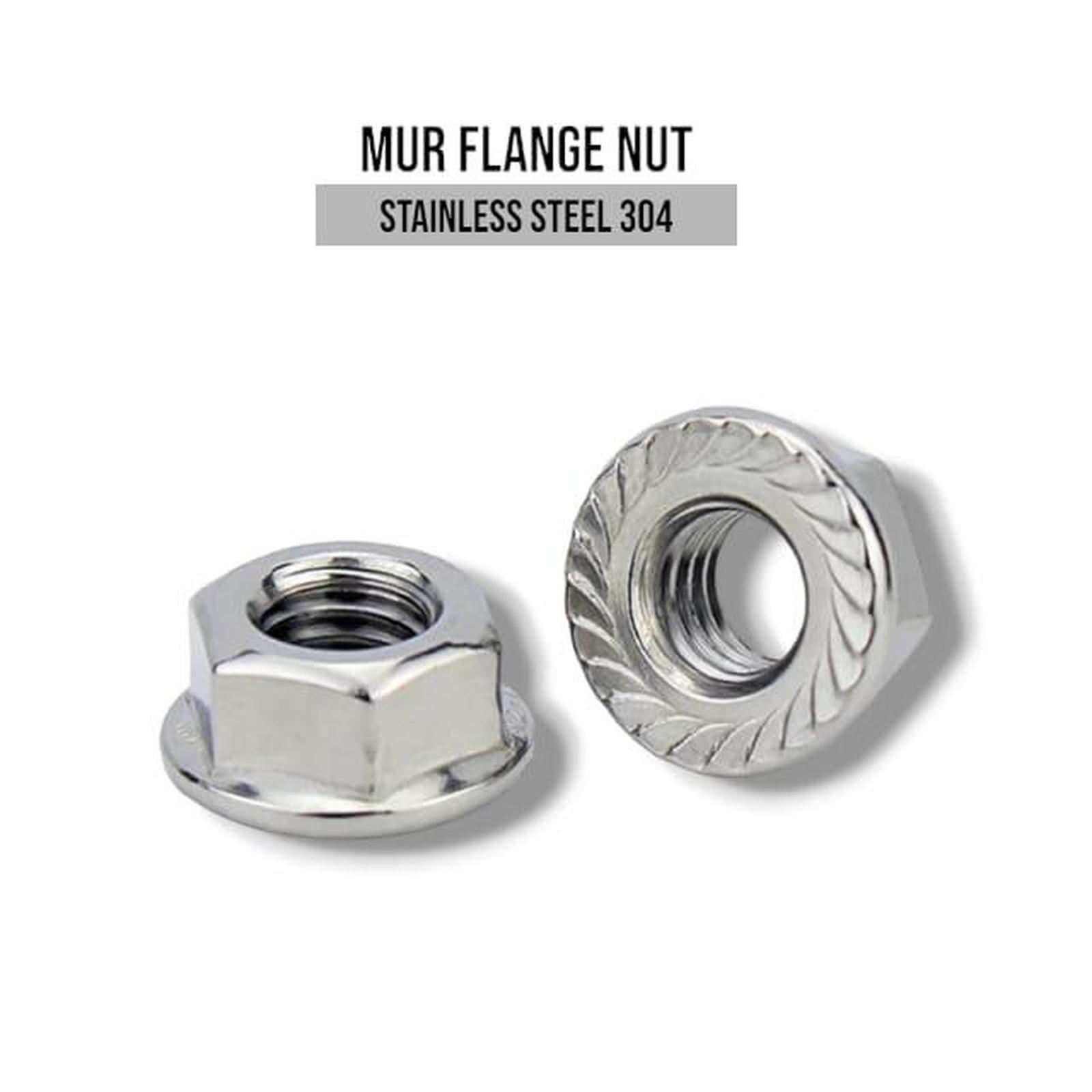 (1pcs) Stainless Steel 304 Mur Flange Nut M14