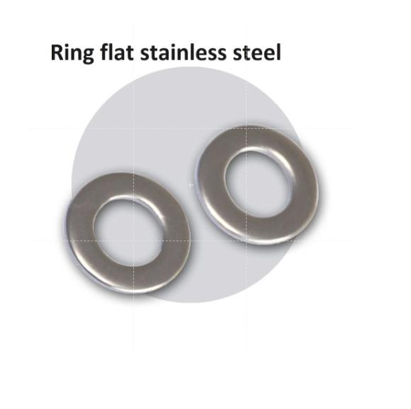 (1pcs) Stainless Steel 304 Ring Flat Washer M10
