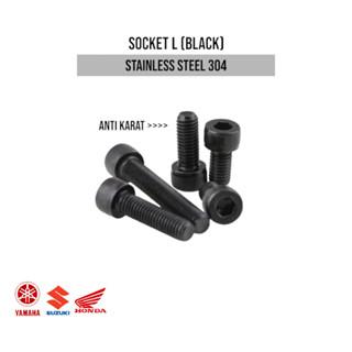 (1pcs) SS304 Black Socket/Baut Hitam Socket M4x14