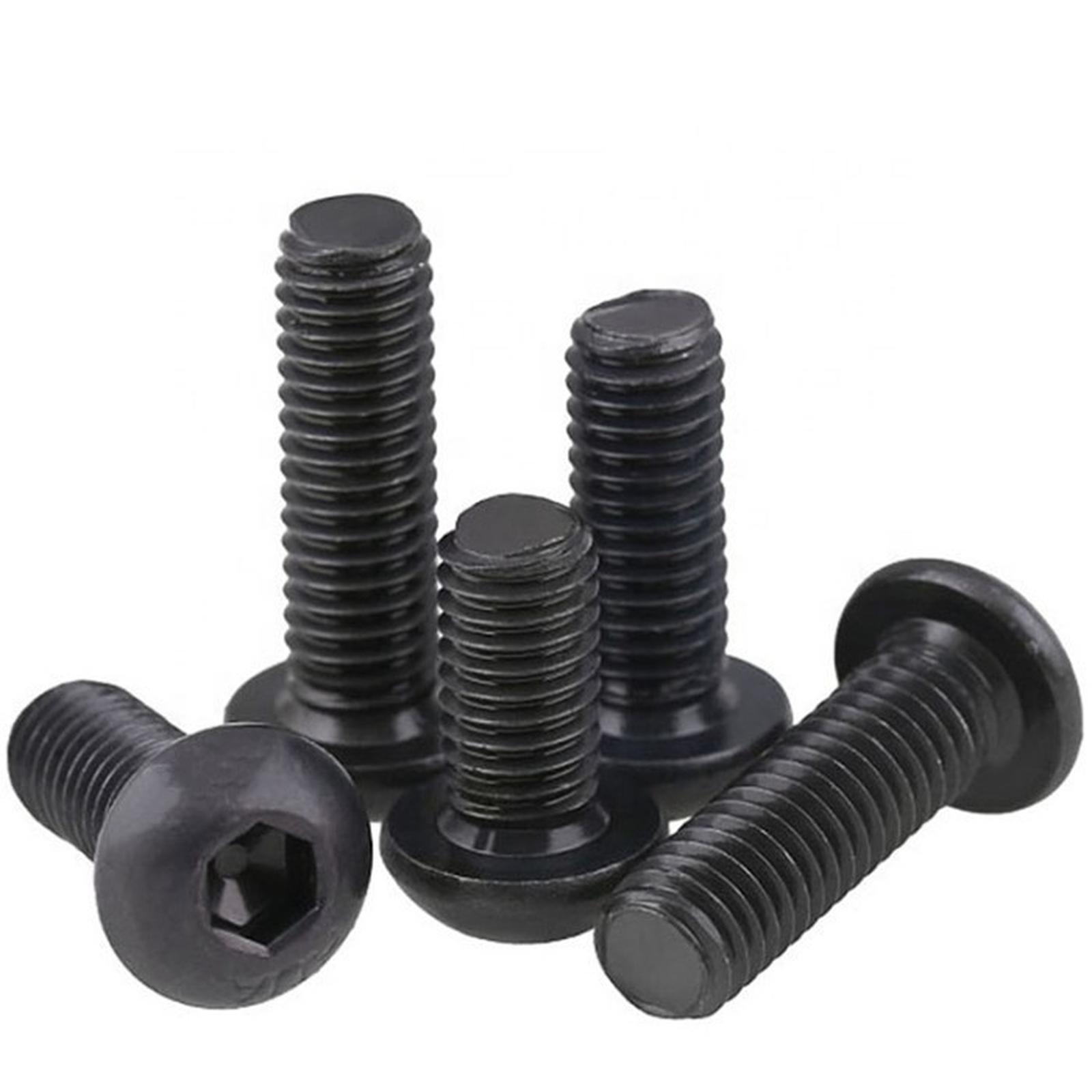 (1pcs) SS304 Black Button/Baut Hitam Button M5x50