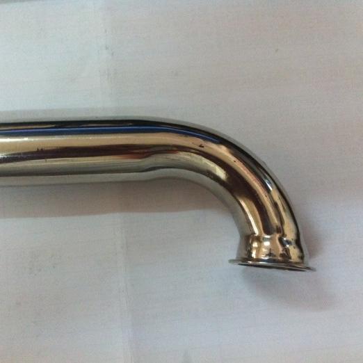 Header Pipe 25mm 100 Derajat Manifol lokal leher knalpot RC boat Engine Gasoline racing