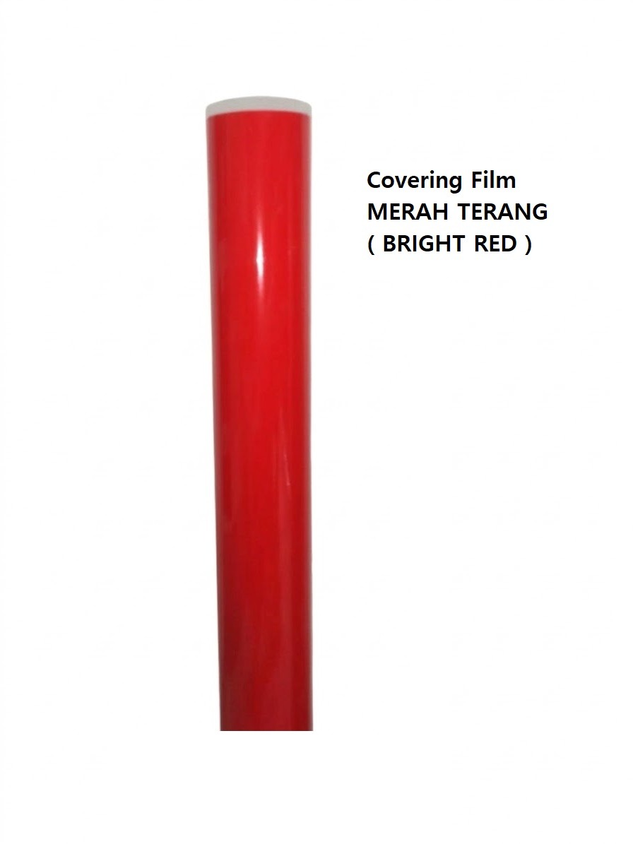 60x100cm Monocoat Monokote balsa Covering Film Solid carmine Plastik Cover pesawat balsa Merah tua