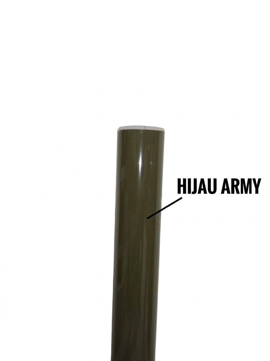60x100cm Monokote Covering Film solid olive green hijau army 1meter x 60cm plastik cover balsa