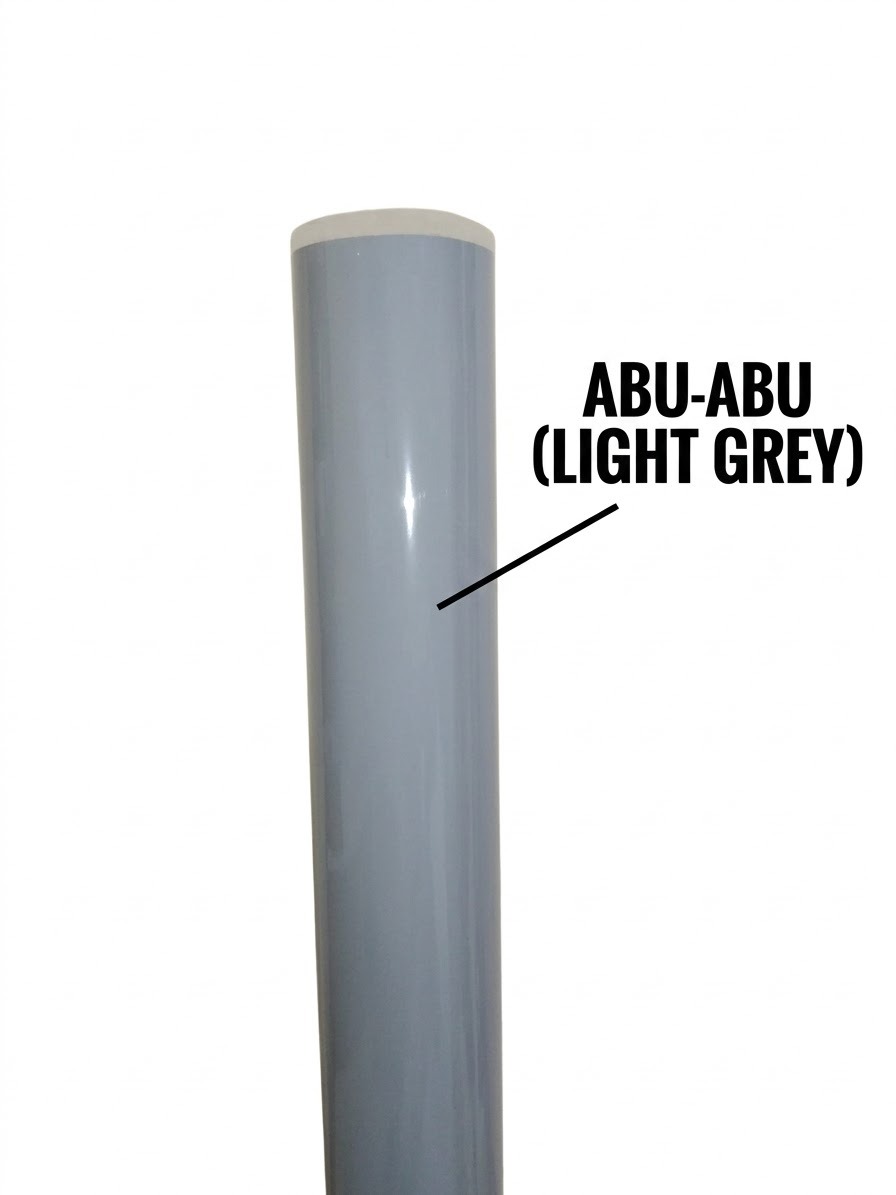 Monokote Covering Film Silver Solid 60cm x 1meter for Cover Pesawat Balsa
